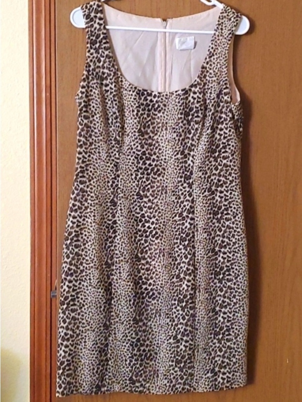 Moda International Leopard Print Mini Dress - Tan & Black